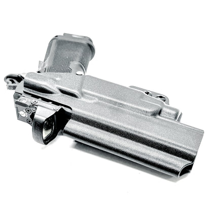 Kimber 2K11 IWB holster with Streamlight TLR-7 HL-X support. Inside Waistband concealed carry holster with adjustable retention, optic compatibility, and comfort.