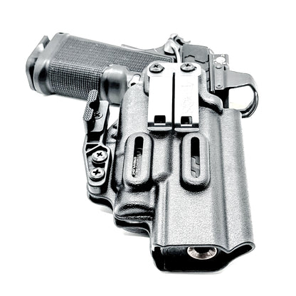 Kimber 2K11 IWB holster with Streamlight TLR-7 HL-X support. Inside Waistband concealed carry holster with adjustable retention, optic compatibility, and comfort.