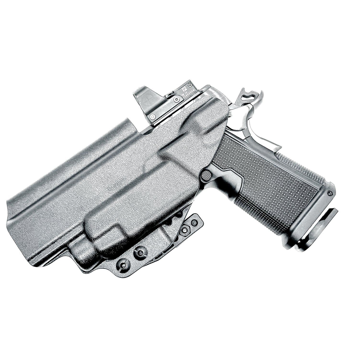 Kimber 2K11 IWB holster with Streamlight TLR-7 HL-X support. Inside Waistband concealed carry holster with adjustable retention, optic compatibility, and comfort.