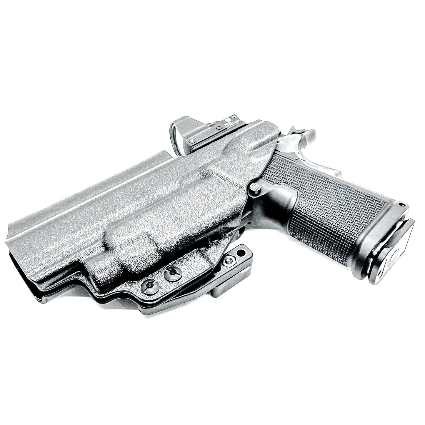 Kimber 2K11 IWB holster with Streamlight TLR-7 HL-X support. Inside Waistband concealed carry holster with adjustable retention, optic compatibility, and comfort.