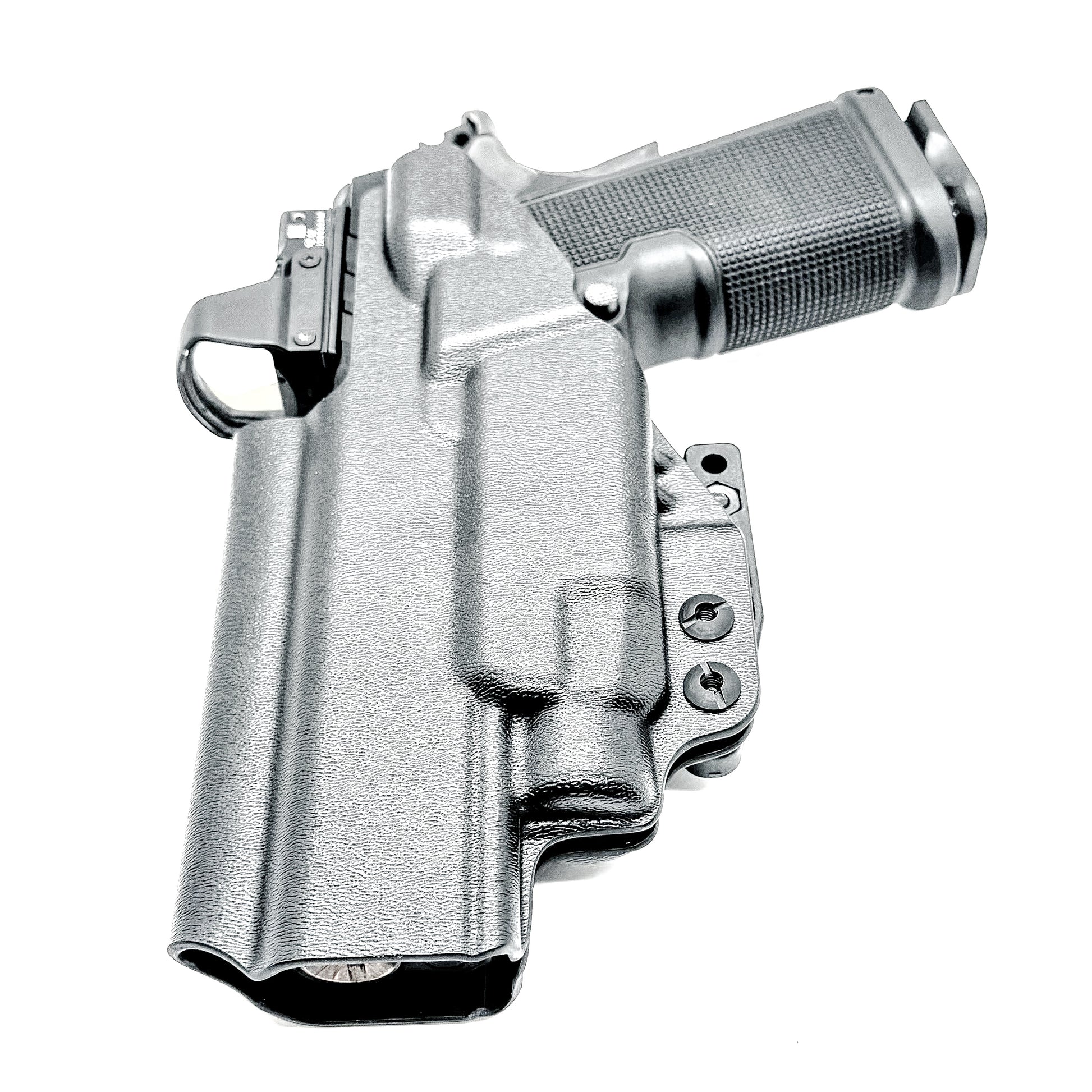 Kimber 2K11 IWB holster with Streamlight TLR-7 HL-X support. Inside Waistband concealed carry holster with adjustable retention, optic compatibility, and comfort.
