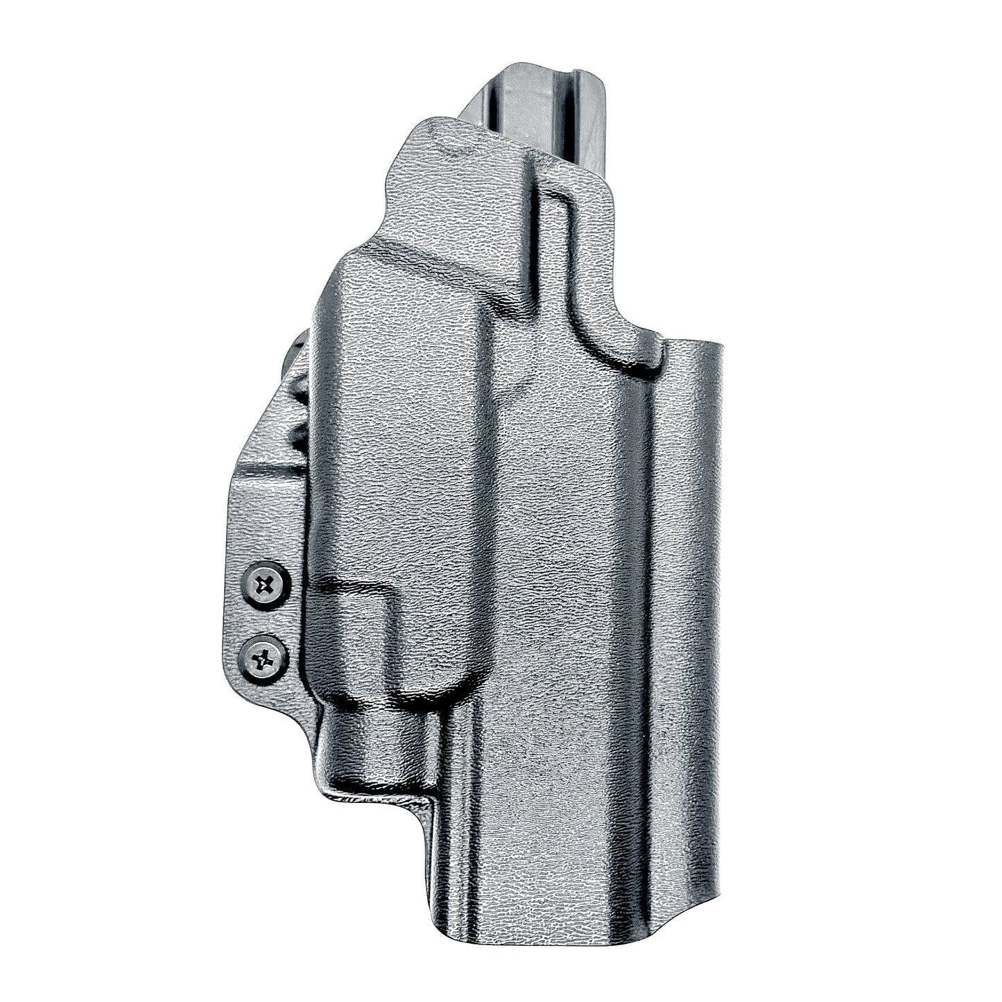 Kimber 2K11 OWB holster with Streamlight TLR-7 HL-X. Outside Waistband holster for range and carry with adjustable retention, optic compatibility, and durability.