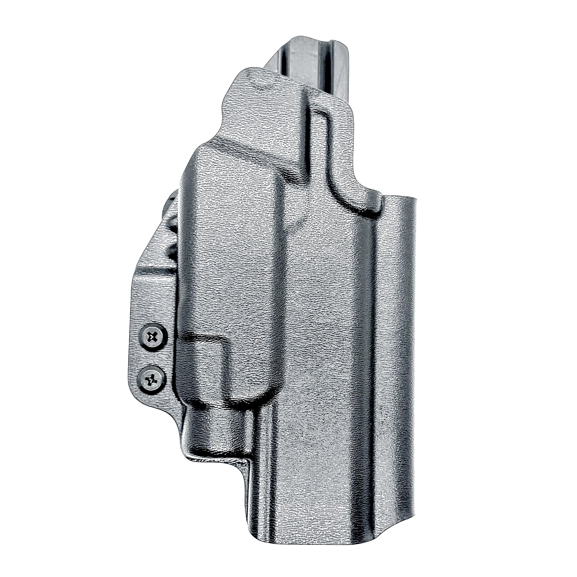 Kimber 2K11 OWB holster with Streamlight TLR-7 HL-X. Outside Waistband holster for range and carry with adjustable retention, optic compatibility, and durability.