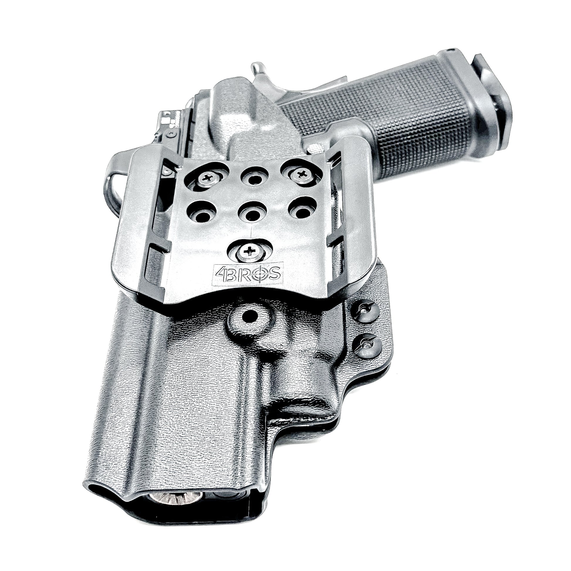 Kimber 2K11 OWB holster with Streamlight TLR-7 HL-X. Outside Waistband holster for range and carry with adjustable retention, optic compatibility, and durability.