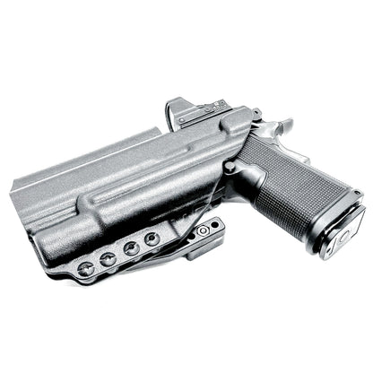 Kimber 2K11 IWB holster with SureFire X300U support. Inside Waistband concealed carry holster with adjustable retention, optic compatibility, and comfort.