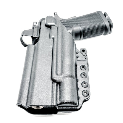 Kimber 2K11 IWB holster with SureFire X300U support. Inside Waistband concealed carry holster with adjustable retention, optic compatibility, and comfort.