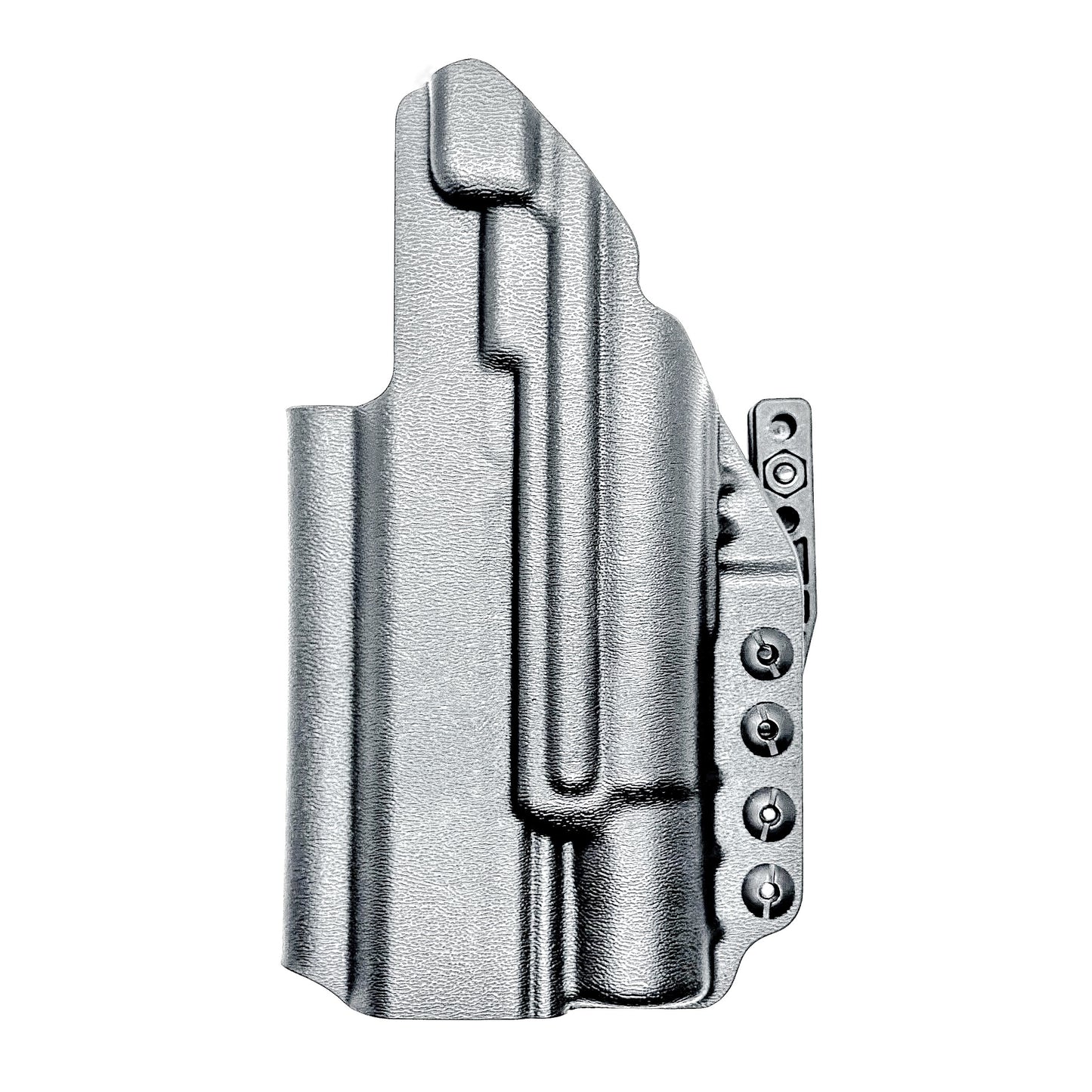 Kimber 2K11 IWB holster with SureFire X300U support. Inside Waistband concealed carry holster with adjustable retention, optic compatibility, and comfort.