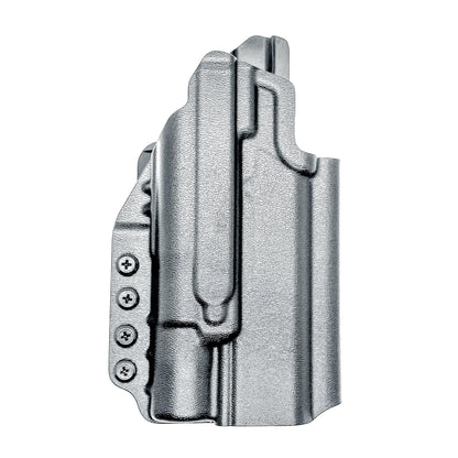 Kimber 2K11 OWB holster with SureFire X300U. Outside Waistband holster for range and carry with adjustable retention, optic compatibility, and durability.
