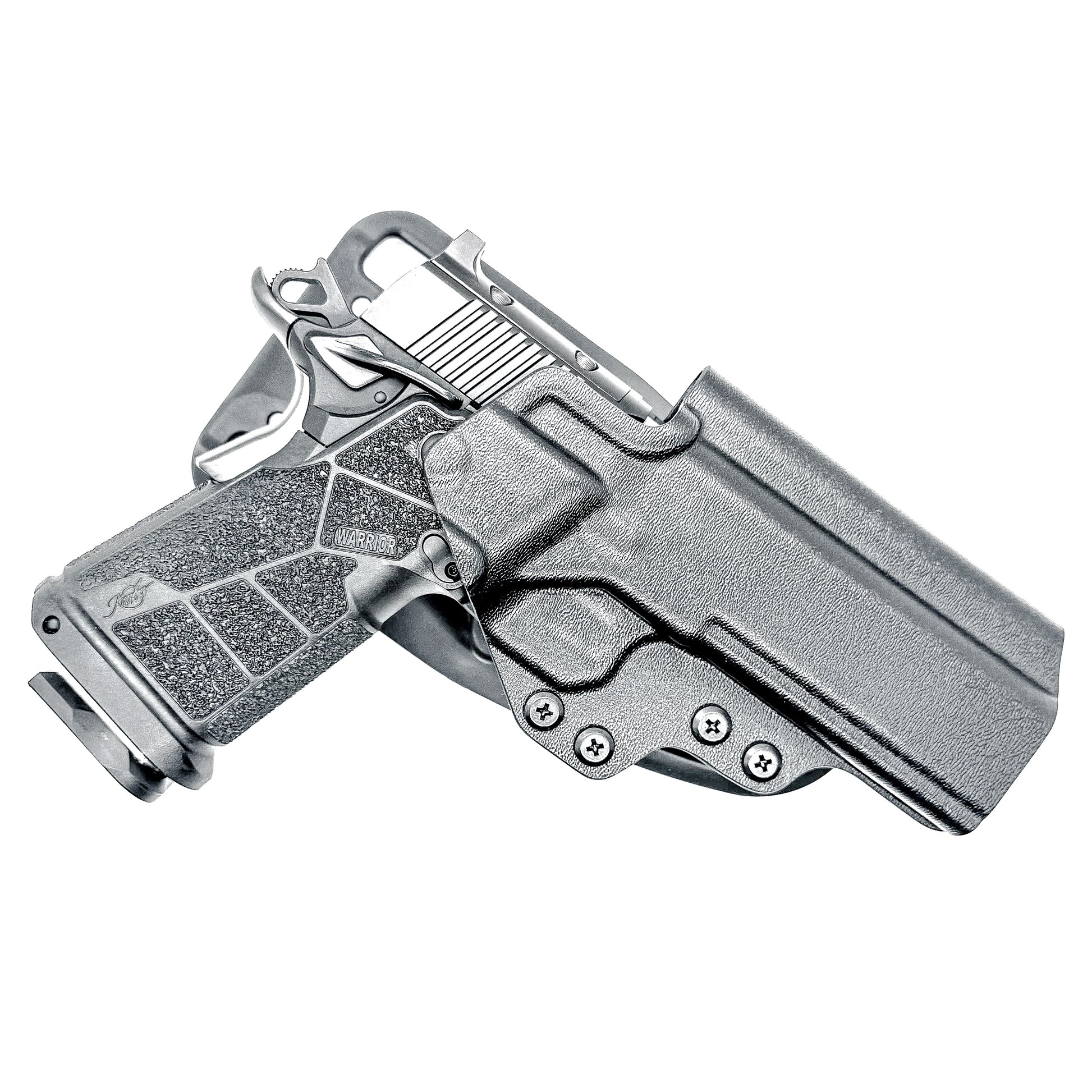 Kimber DS Warrior OWB Outside Waistband light duty & competition holster with durable .093 Kydex, optics-ready fit, and fast draw performance.