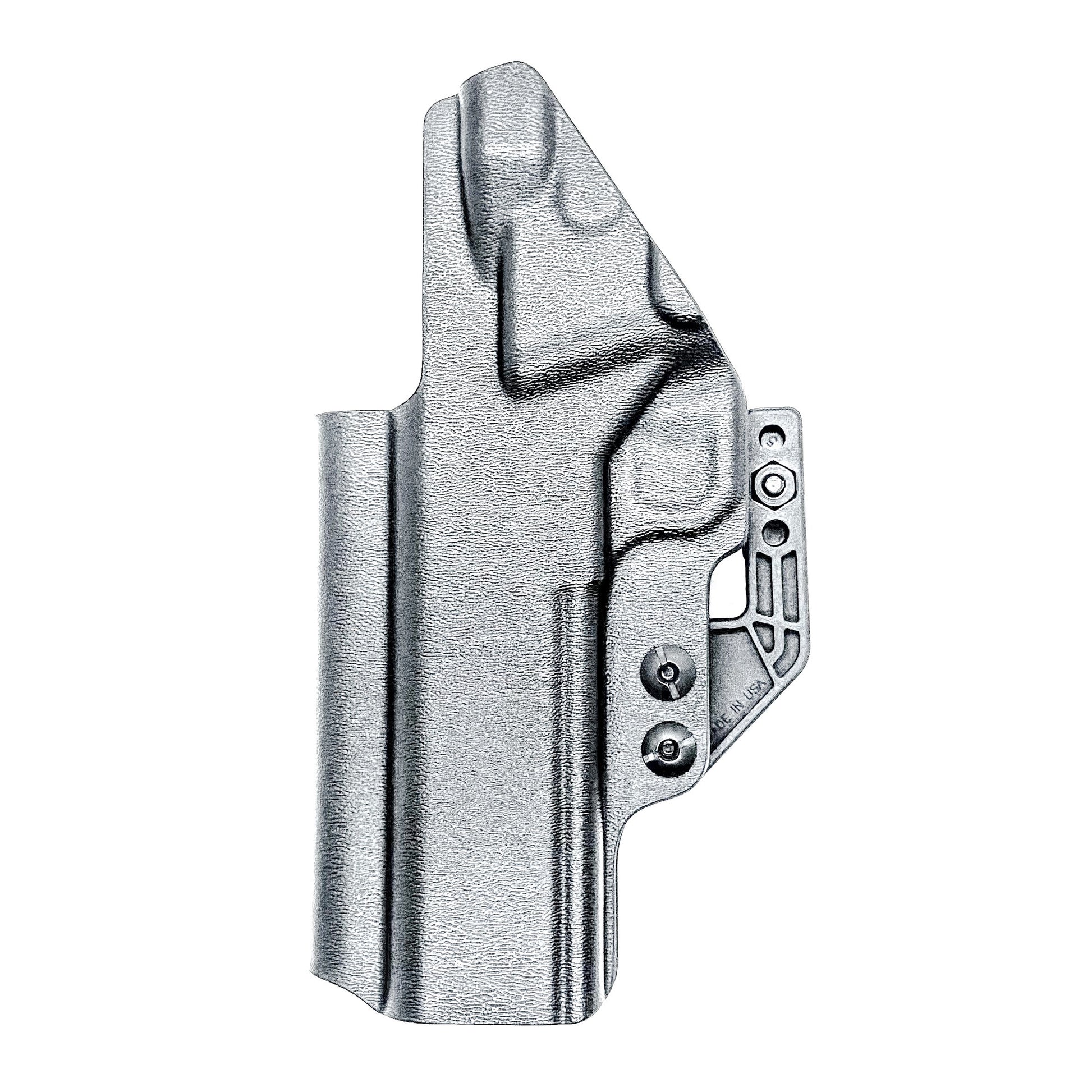 Kimber DS Warrior 5-inch Double Stack 1911 IWB holster with precision fit, .093 material, adjustable retention, and all-day comfort. Made in the USA.