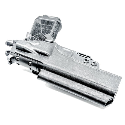 Kimber DS Warrior 5-inch Double Stack 1911 IWB holster with precision fit, .093 material, adjustable retention, and all-day comfort. Made in the USA.