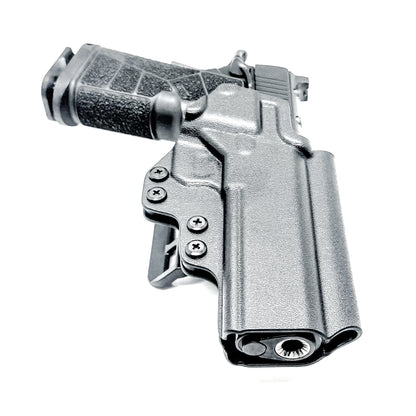 Kimber DS Warrior OWB Holster for the 5-inch double stack 1911. Comfortable Outside Waistband carry with durable .093 Kydex and optics-ready fit.