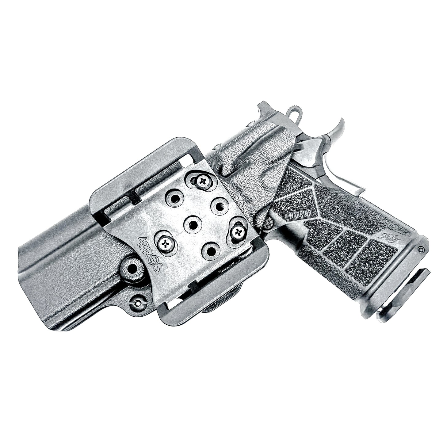 Kimber DS Warrior OWB Holster for the 5-inch double stack 1911. Comfortable Outside Waistband carry with durable .093 Kydex and optics-ready fit.
