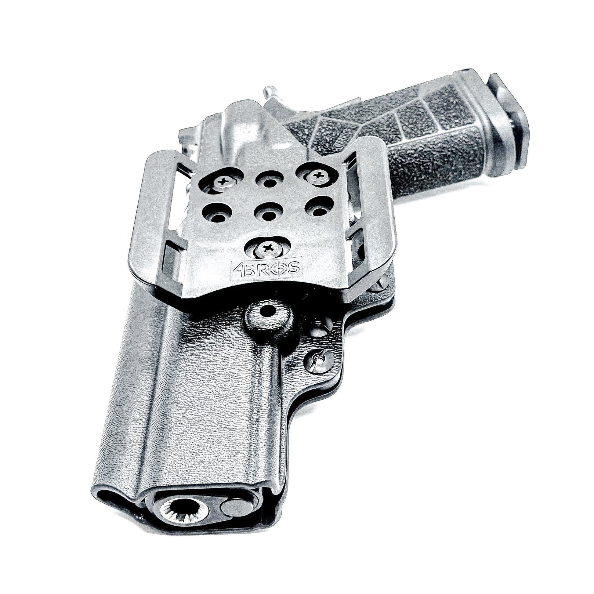 Kimber DS Warrior OWB Holster for the 5-inch double stack 1911. Comfortable Outside Waistband carry with durable .093 Kydex and optics-ready fit.