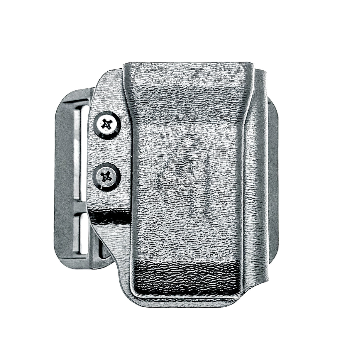 Kimber DS Warrior OWB magazine carrier with adjustable retention and cant. Durable Outside Waistband magazine holder made in the USA.
