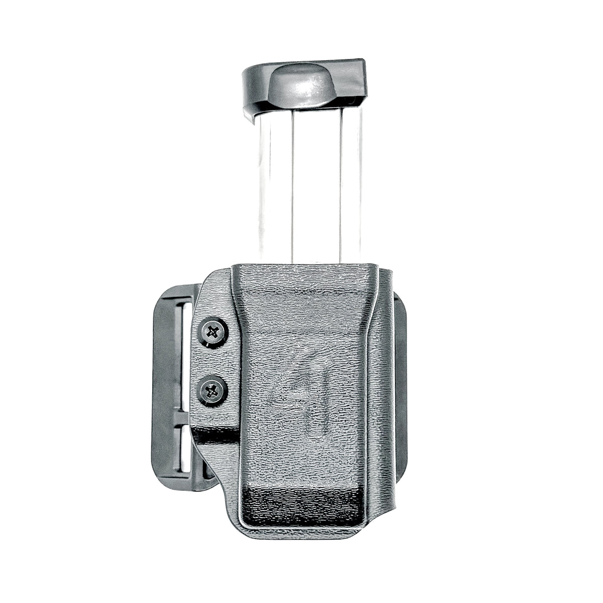 Kimber DS Warrior OWB magazine carrier with adjustable retention and cant. Durable Outside Waistband magazine holder made in the USA.
