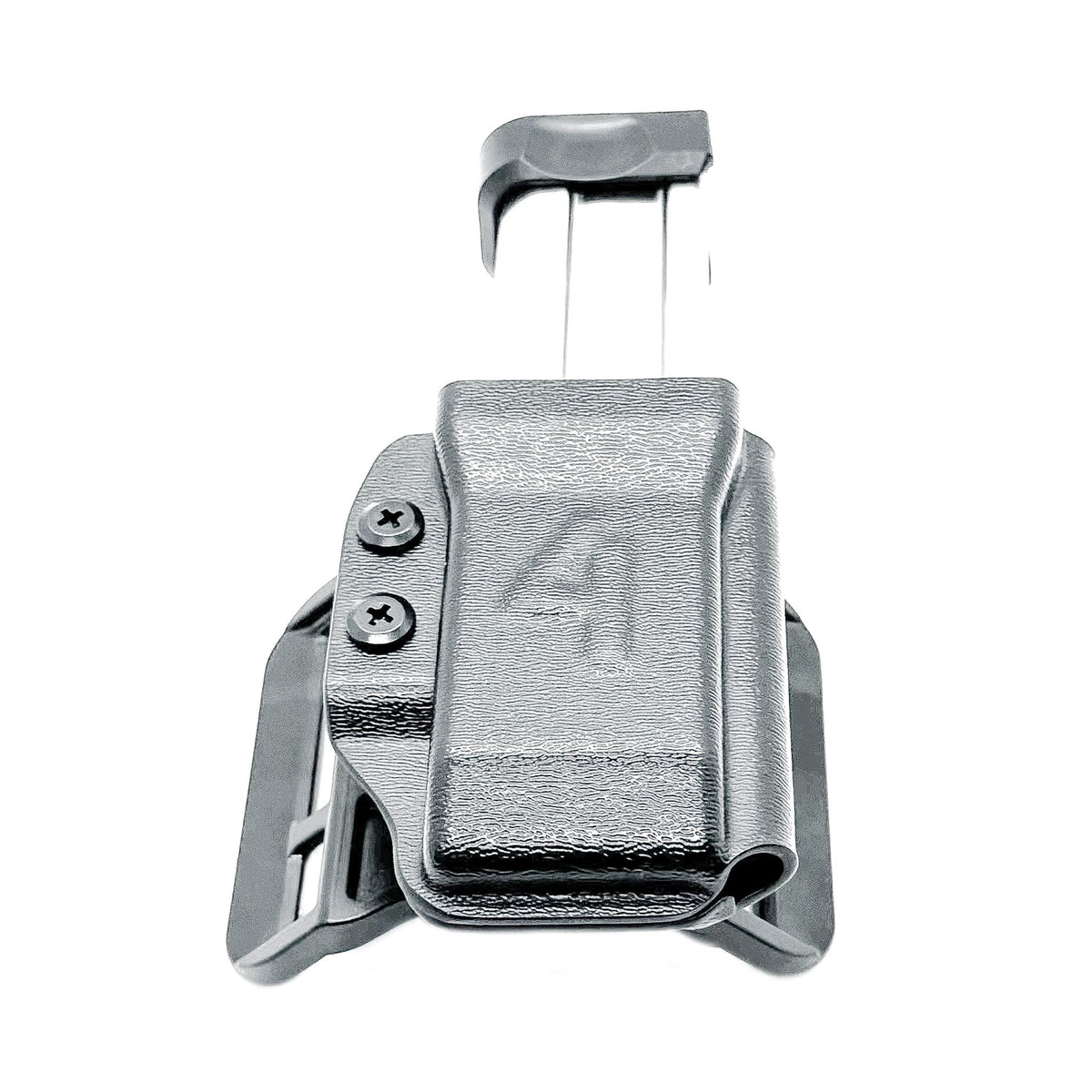Kimber DS Warrior OWB magazine carrier with adjustable retention and cant. Durable Outside Waistband magazine holder made in the USA.