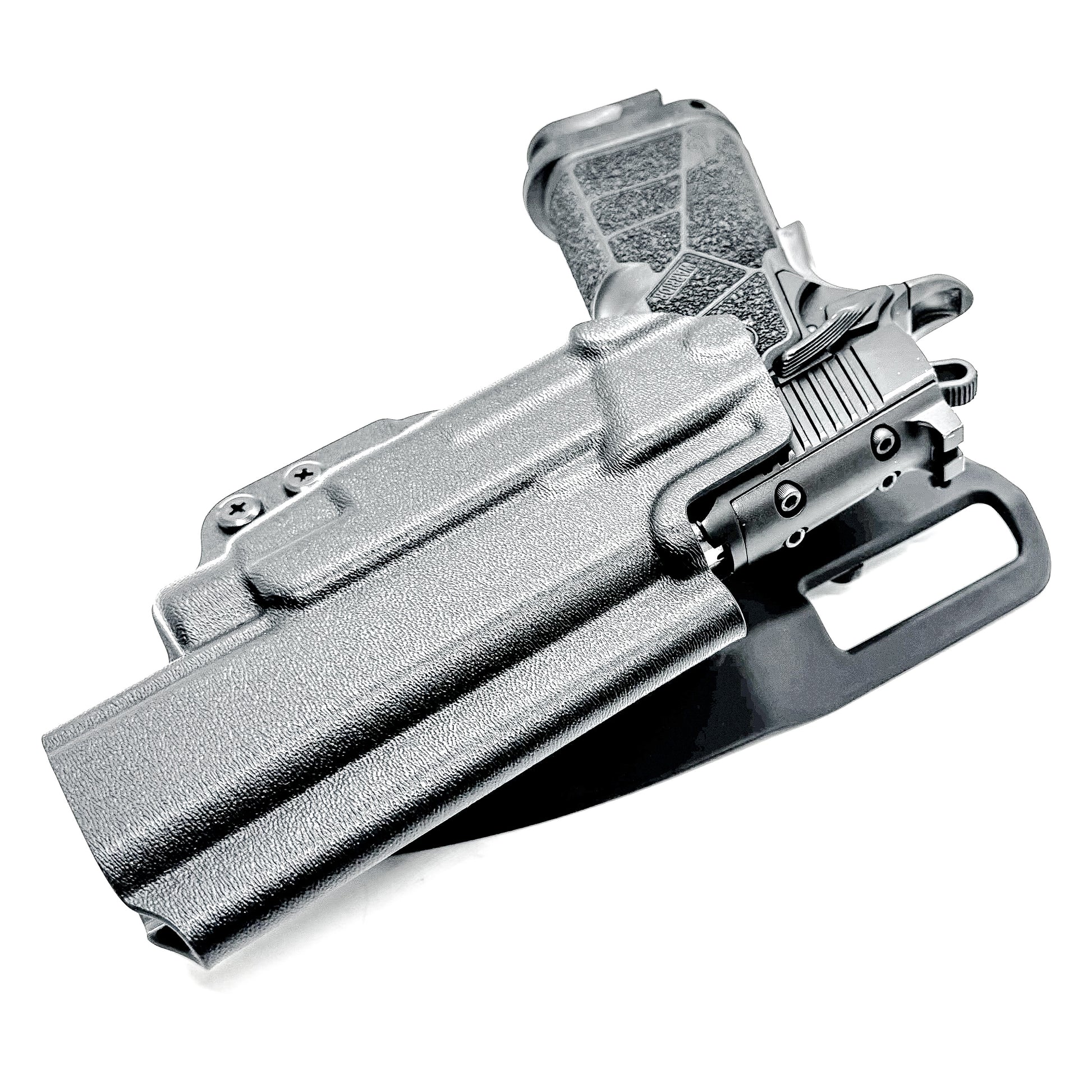 Kimber DS Warrior & Streamlight TLR-7 HL-X OWB (Outside Waistband) light-duty & competition holster with fast draw, adjustable retention & optic compatibility.