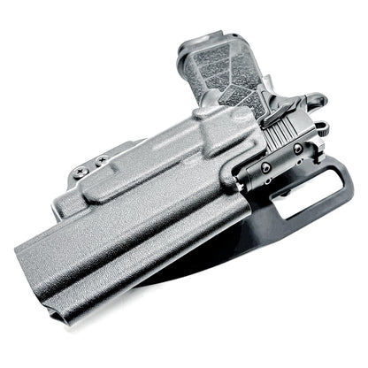 Kimber DS Warrior & Streamlight TLR-7 HL-X OWB (Outside Waistband) light-duty & competition holster with fast draw, adjustable retention & optic compatibility.
