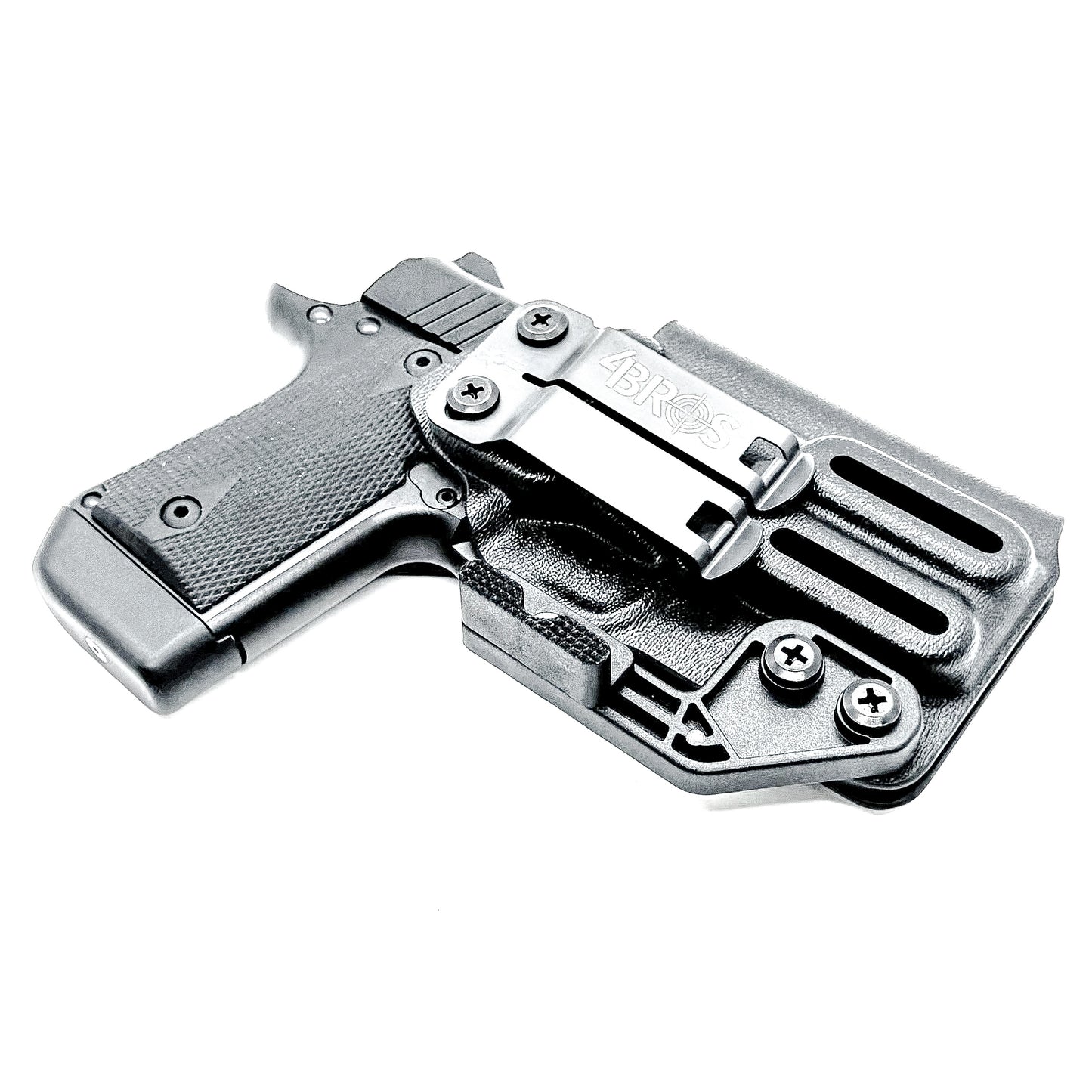 Kimber Micro 9 IWB Holster for concealed carry. Precision-molded Inside Waistband holster with adjustable retention, optics compatibility, and all-day comfort.