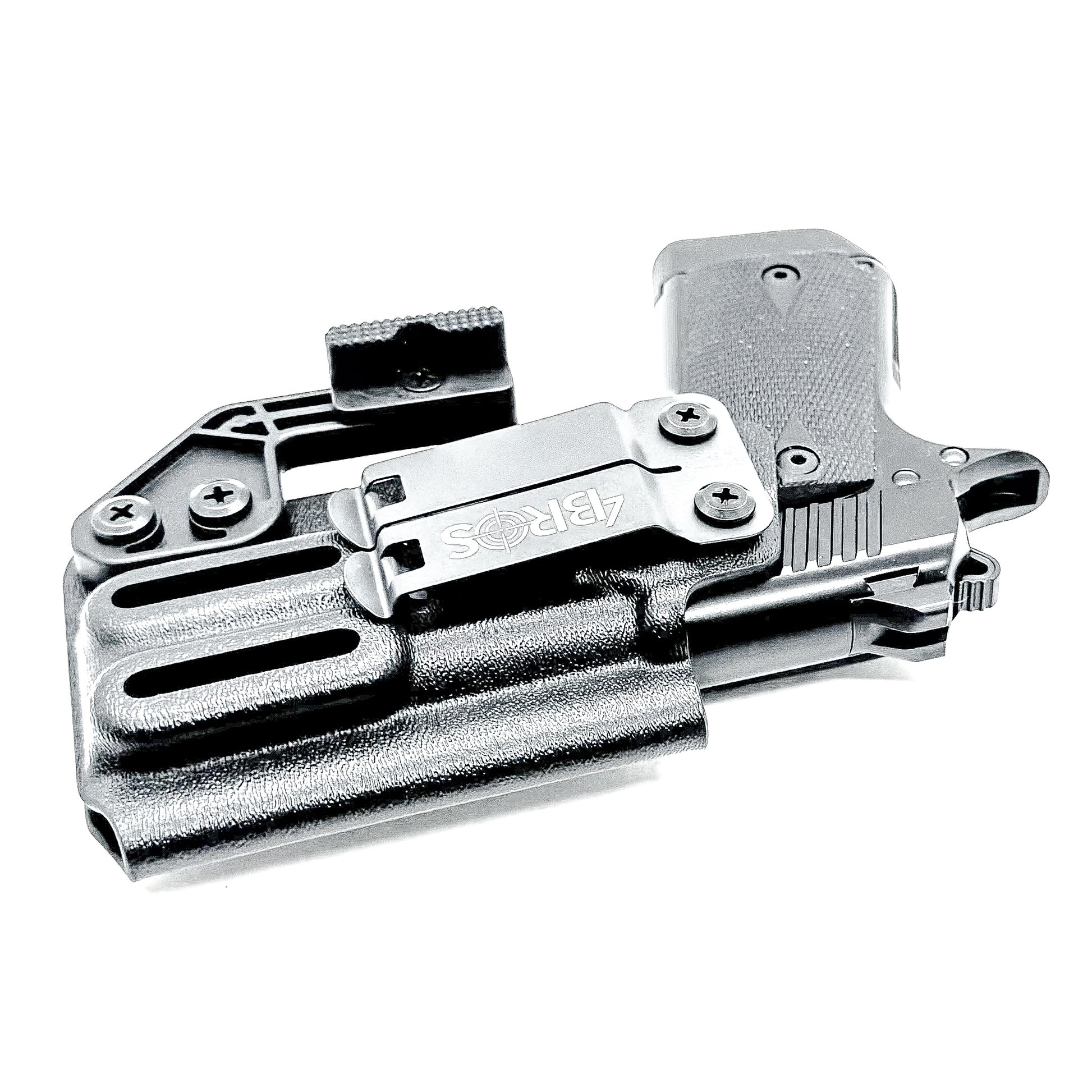 Kimber Micro 9 IWB Holster for concealed carry. Precision-molded Inside Waistband holster with adjustable retention, optics compatibility, and all-day comfort.