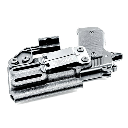 Kimber Micro 9 IWB Holster for concealed carry. Precision-molded Inside Waistband holster with adjustable retention, optics compatibility, and all-day comfort.