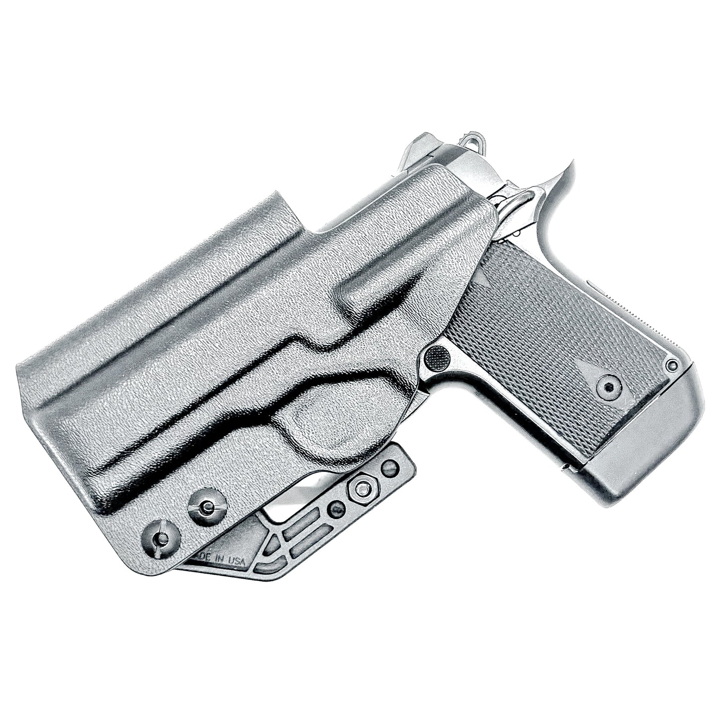 Kimber Micro 9 IWB Holster for concealed carry. Precision-molded Inside Waistband holster with adjustable retention, optics compatibility, and all-day comfort.