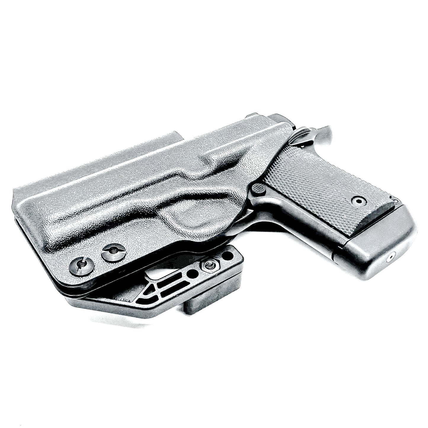 Kimber Micro 9 IWB Holster for concealed carry. Precision-molded Inside Waistband holster with adjustable retention, optics compatibility, and all-day comfort.