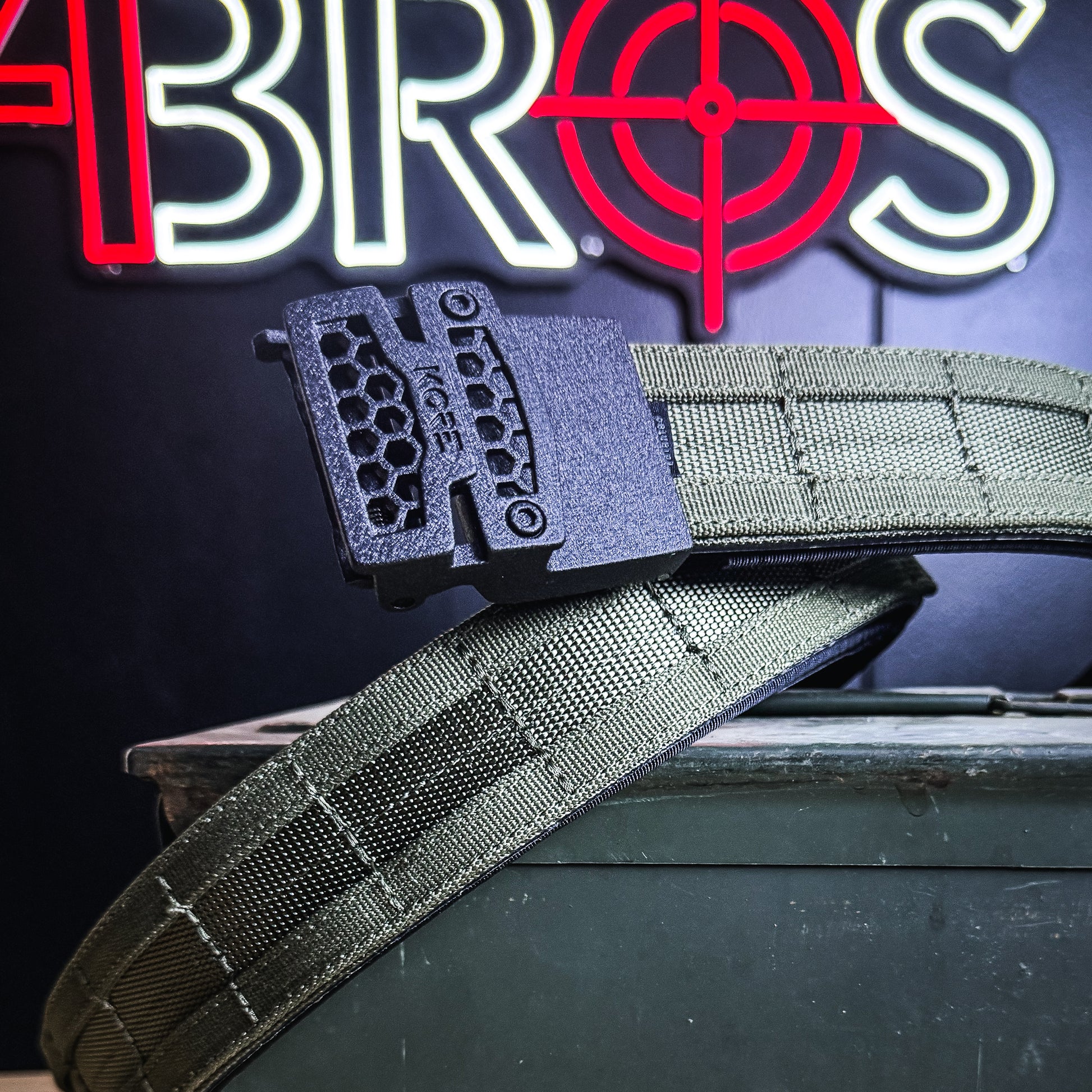 Kore Essentials B1 Ranger Green dual-belt system 