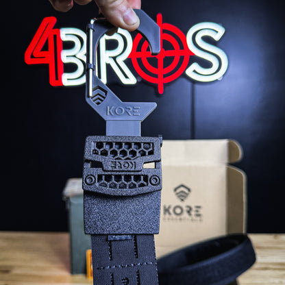 Kore Essentials Black Laser Cut Molle Battle Belt