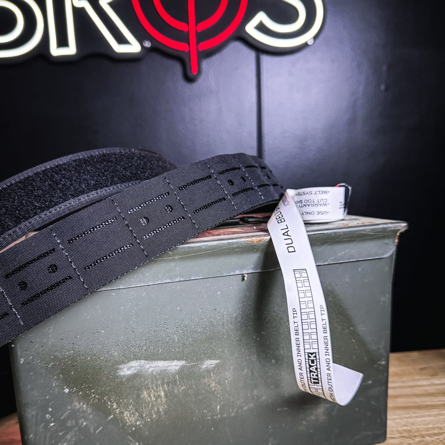 Kore Essentials Black Laser Cut Molle Battle Belt