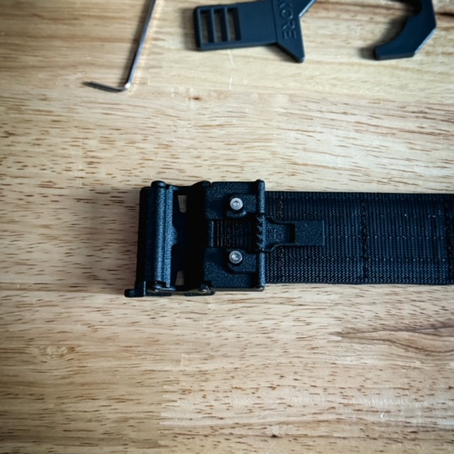 For the best range, tactical or duty belt made, shop Four Brothers 4BROS Holsters for the Kore Essentials Micro Adjustable B1 Battle Belt dual belt system. 