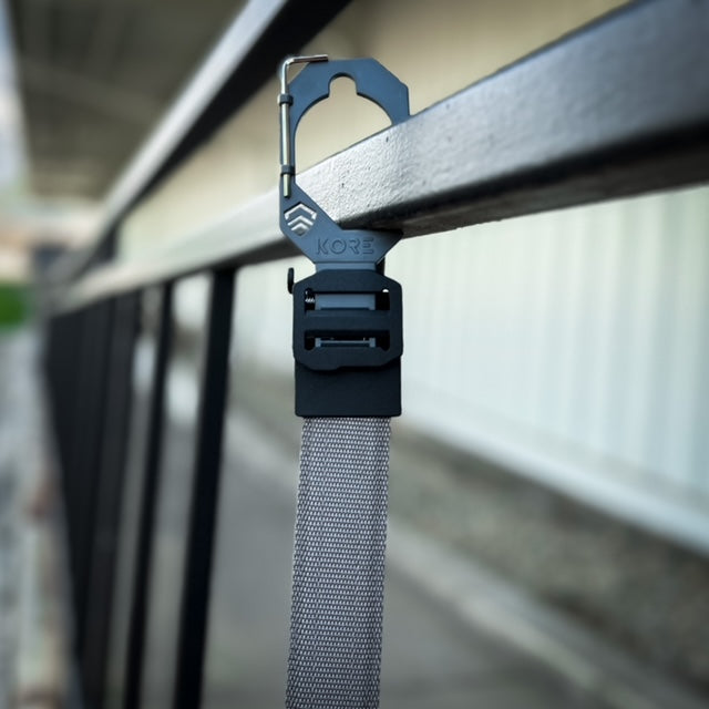 For the best concealed carry belt, shop Four Brothers Holsters for the Kore Essentials X7 belt.  The buckle design frees up space in front to hold your gear.