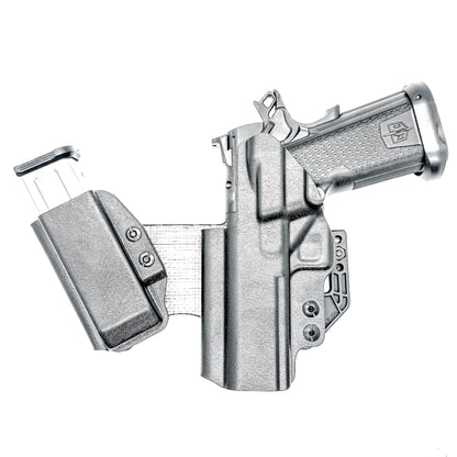 Military Armament Corporation appendix sidecar style Inside Waistband Holster with adjustable mag carrier. Designed for comfort, concealment, & secure retention.