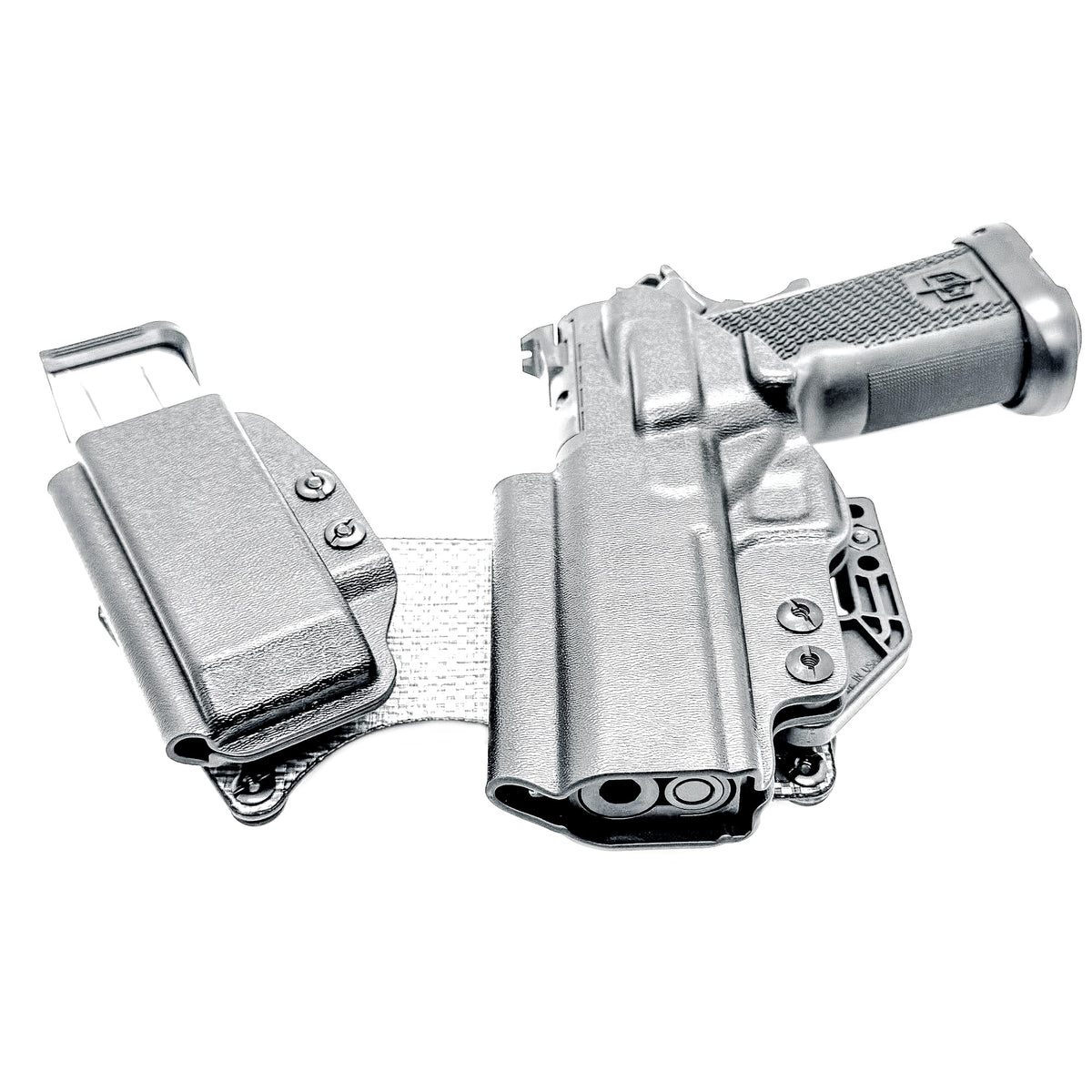 Military Armament Corporation appendix sidecar style Inside Waistband Holster with adjustable mag carrier. Designed for comfort, concealment, & secure retention.