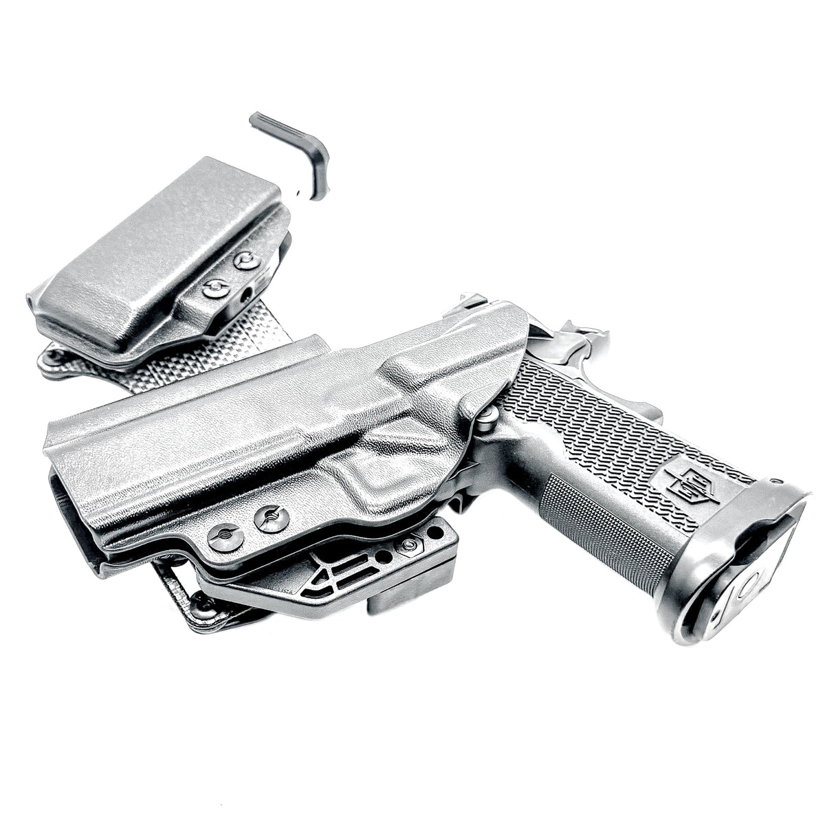 Military Armament Corporation appendix sidecar style Inside Waistband Holster with adjustable mag carrier. Designed for comfort, concealment, & secure retention.