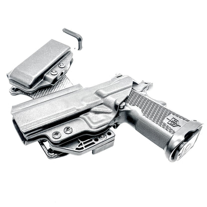 Military Armament Corporation appendix sidecar style Inside Waistband Holster with adjustable mag carrier. Designed for comfort, concealment, & secure retention.