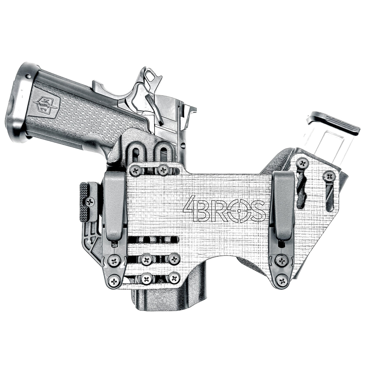Military Armament Corporation appendix sidecar style Inside Waistband Holster with adjustable mag carrier. Designed for comfort, concealment, & secure retention.