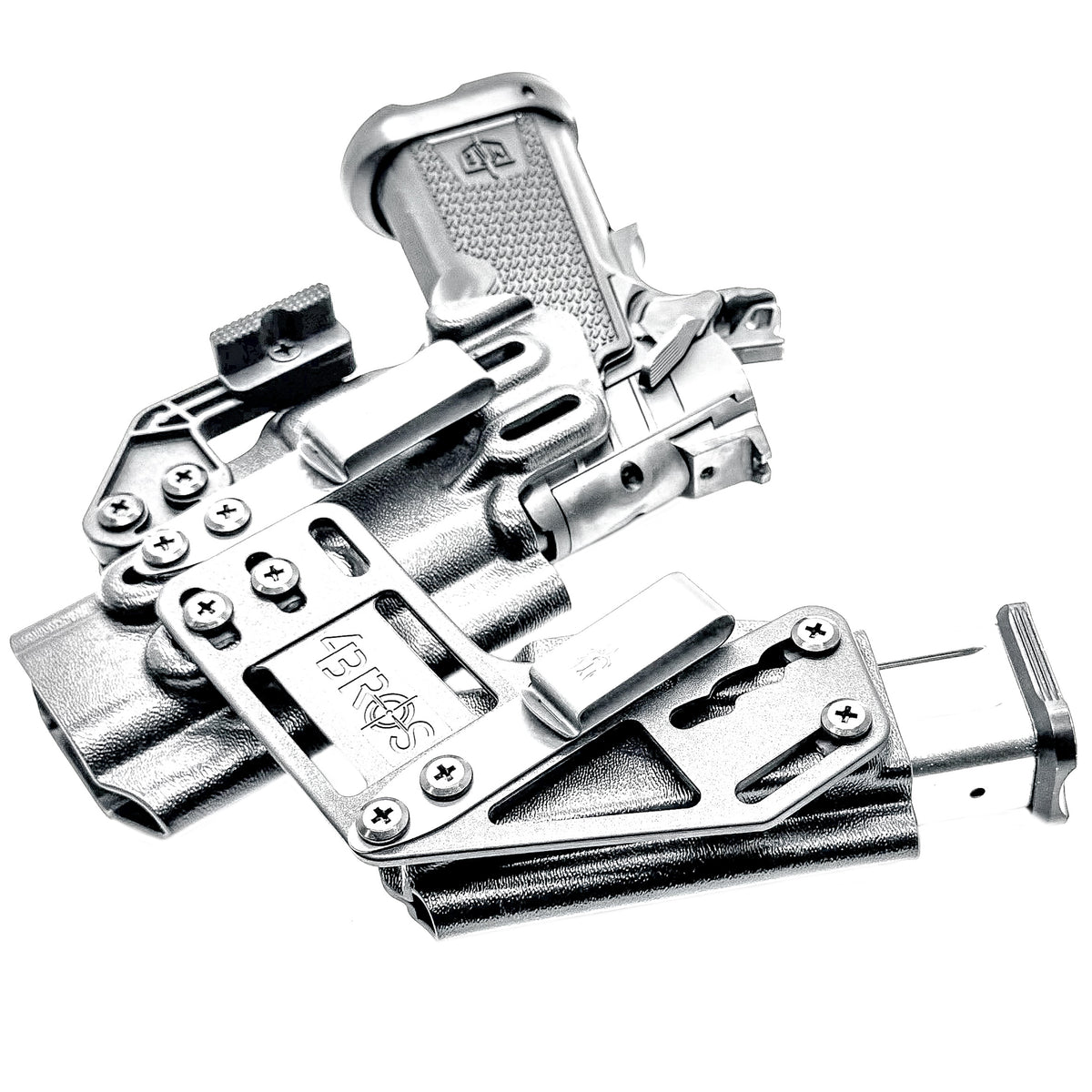 4BROS Military Armament Corporation RaceCar Appendix Rig – IWB Sidecar Holster adjustable ride height, cant, and flexible for comfort.