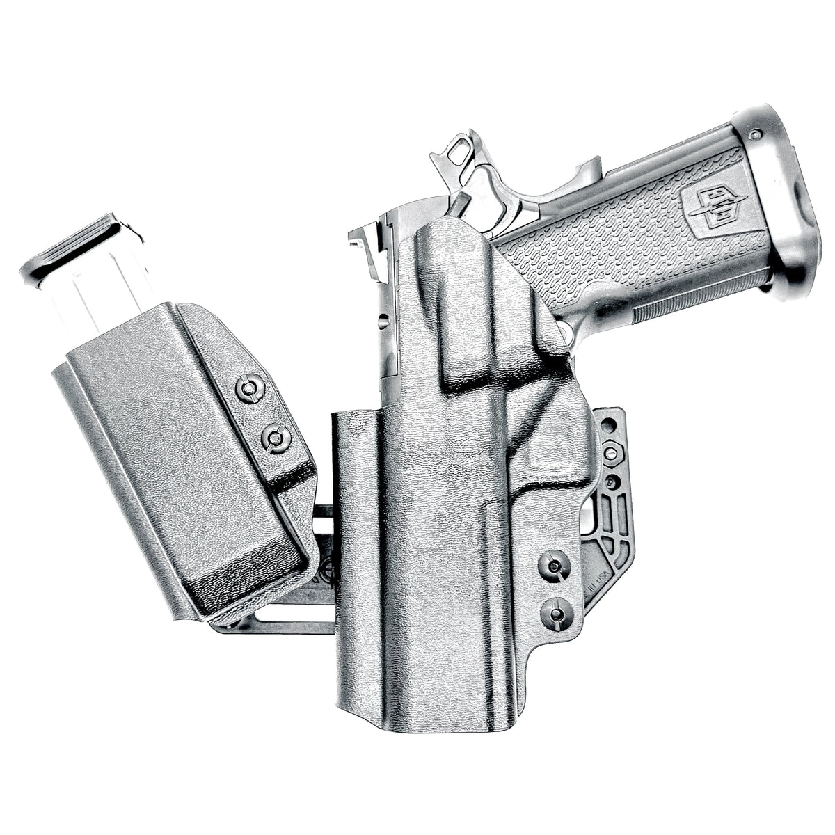 4BROS Military Armament Corporation RaceCar Appendix Rig – IWB Sidecar Holster adjustable ride height, cant, and flexible for comfort.