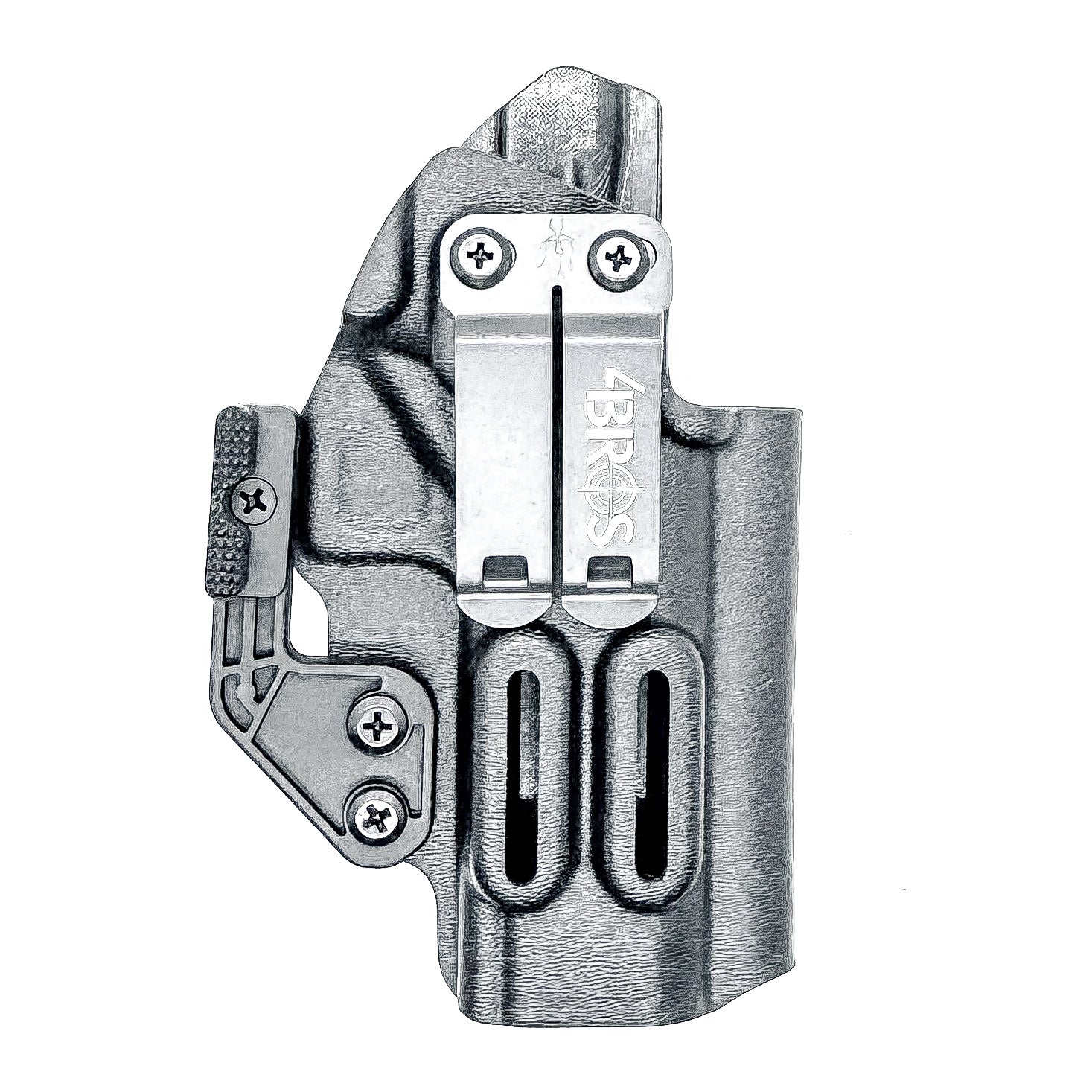MAC 9 DS  & DS COMP Inside Waistband holster with precision fit and adjustable retention. Optics-ready and made in the USA.