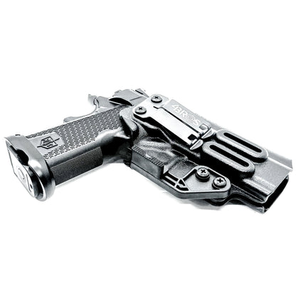 MAC 9 DS  & DS COMP Inside Waistband holster with precision fit and adjustable retention. Optics-ready and made in the USA.