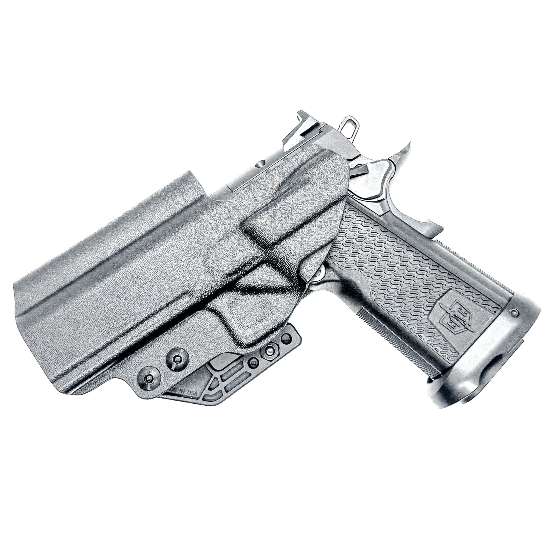 MAC 9 DS  & DS COMP Inside Waistband holster with precision fit and adjustable retention. Optics-ready and made in the USA.