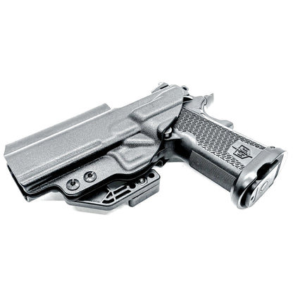 MAC 9 DS  & DS COMP Inside Waistband holster with precision fit and adjustable retention. Optics-ready and made in the USA.