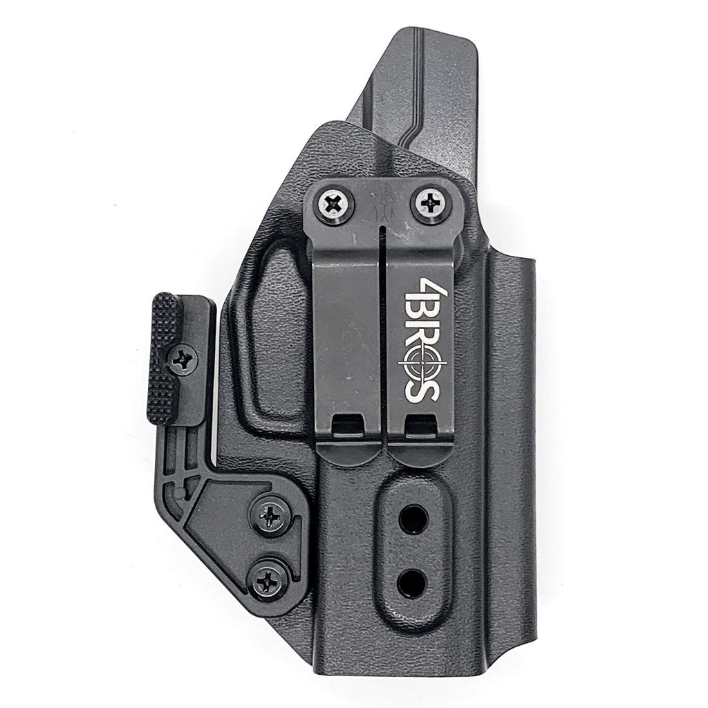 For the best concealed IWB AIWB Inside Waistband Holster designed to fit the Sig Sauer P365-XMACRO, P365, and P365XL with the Mischief Machine Alpha, Omega, & Commander Grip Module, shop Four Brothers Holsters. Adjustable retention, high sweat guard, minimal material for comfort and concealment. Made in the USA
