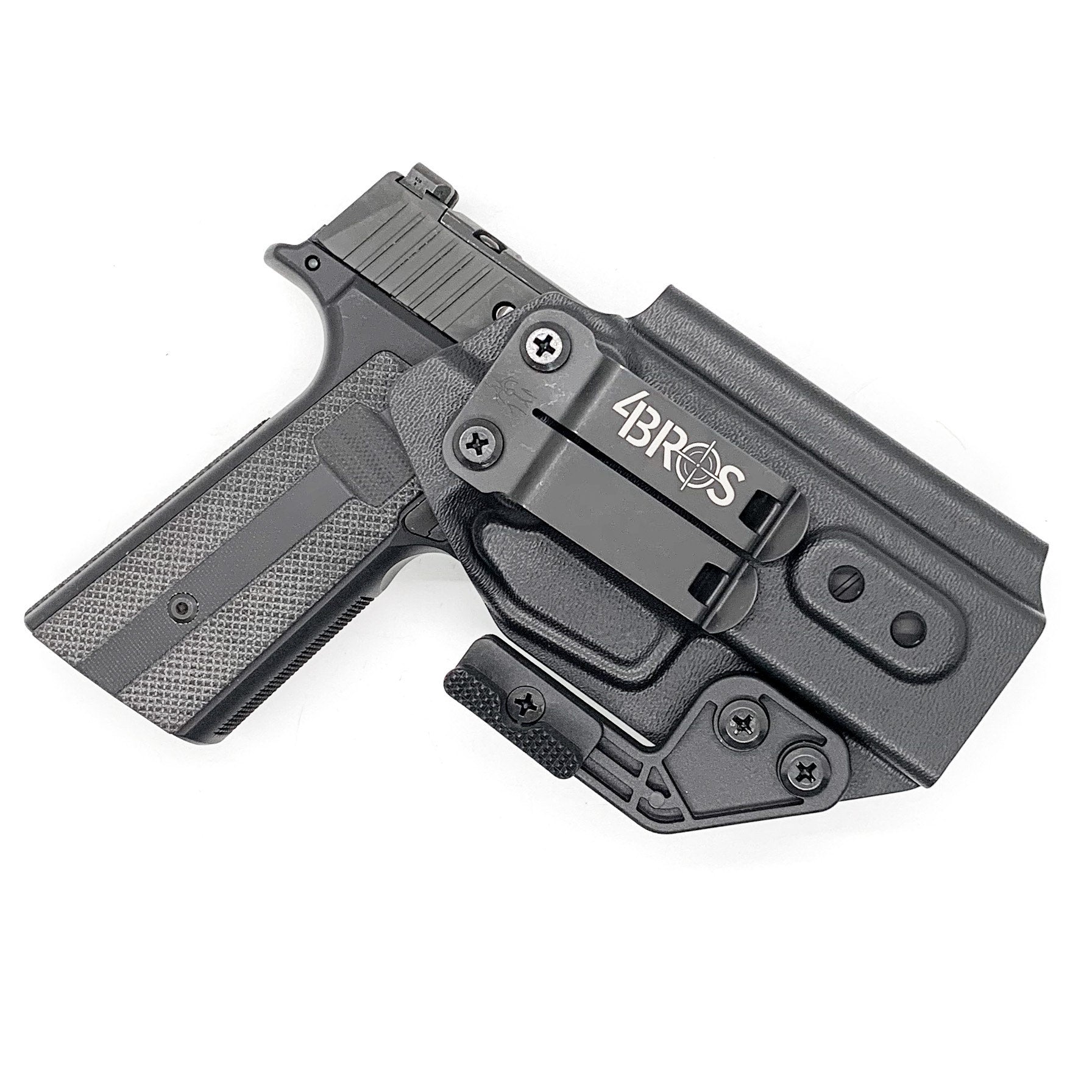 For the best concealed IWB AIWB Inside Waistband Holster designed to fit the Sig Sauer P365-XMACRO, P365, and P365XL with the Mischief Machine Alpha, Omega, & Commander Grip Module, shop Four Brothers Holsters. Adjustable retention, high sweat guard, minimal material for comfort and concealment. Made in the USA