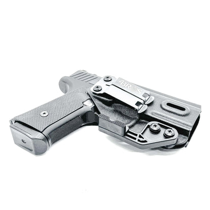 For the best concealed IWB AIWB Inside Waistband Holster designed to fit the Mischief Machine Commander Grip Module and Taurus GX4, shop Four Brothers Holsters.