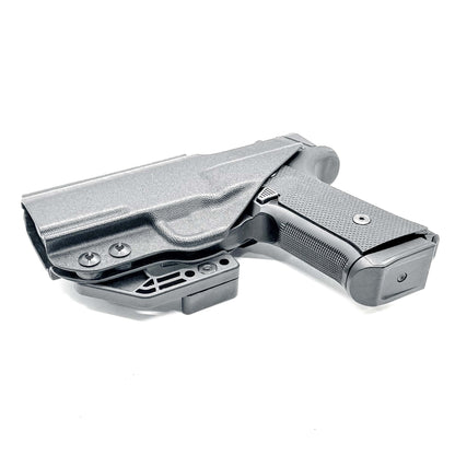 For the best concealed IWB AIWB Inside Waistband Holster designed to fit the Mischief Machine Commander Grip Module and Taurus GX4, shop Four Brothers Holsters.