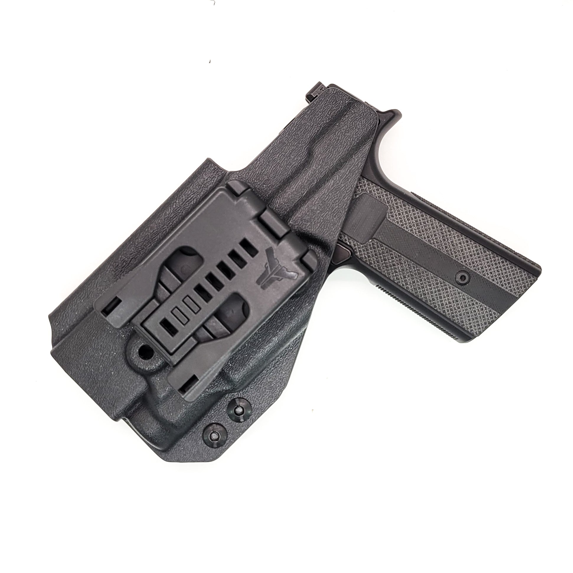 For the best OWB Holster for the Sig Sauer P365-XMACRO, P365 orP365XL & Mischief Machine Grip Module & Streamlight 1913 TLR-7 Sub, shop Four Brothers Holsters.