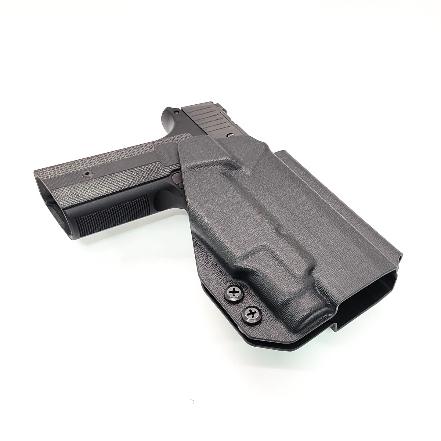 For the best OWB Holster for the Sig Sauer P365-XMACRO, P365 orP365XL & Mischief Machine Grip Module & Streamlight 1913 TLR-7 Sub, shop Four Brothers Holsters.